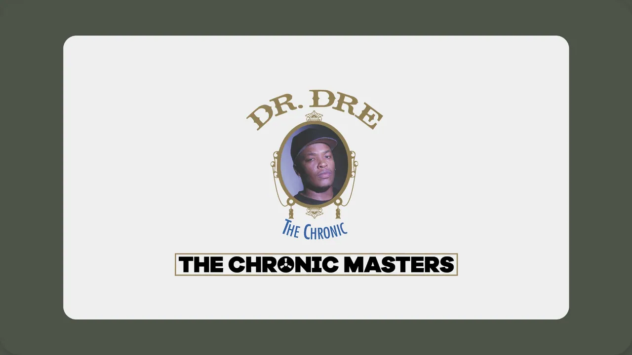 Trophy: The Chronic Masters collection artwork featuring Dr. Dre.
